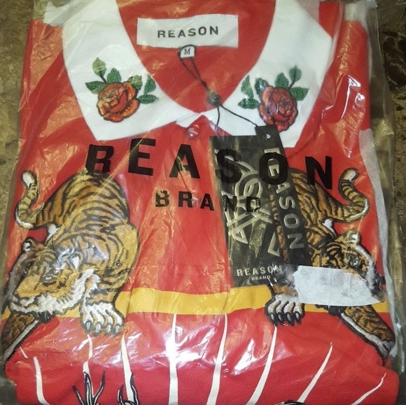 🚫SOLD!!!!!🚫New Tiger Rugby shirt Red - Picture 8 of 8